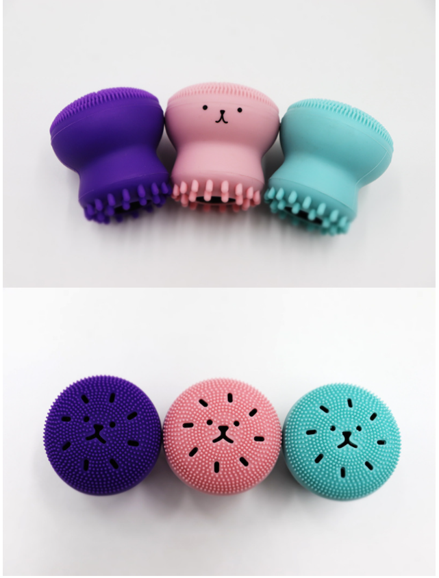 Soft Silicone Face Cleansing Brush & Facial Massager