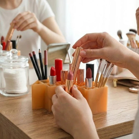 12 Grid Plastic Lipstick Organizer