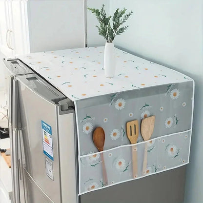 🔥 Premium Imported Fridge Cover + 🎁 FREE Microwave Oven Dust Cover | Waterproof & Dustproof