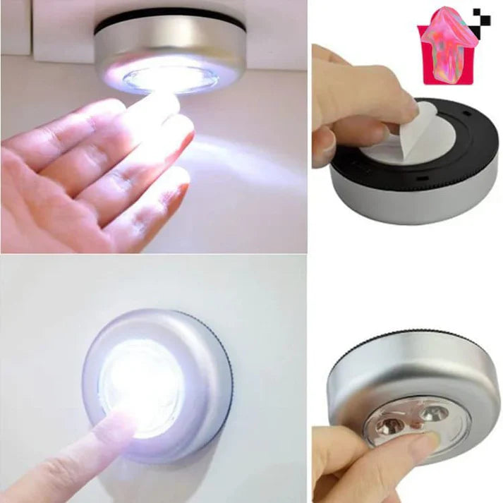Wireless Stick-On LED Push Light