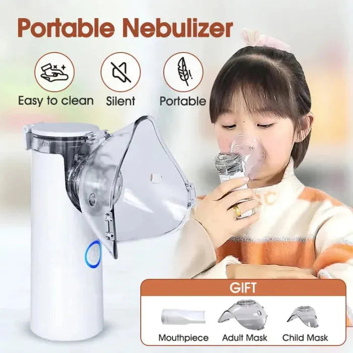Portable Mesh Nebulizer – USB &amp; Battery Operated