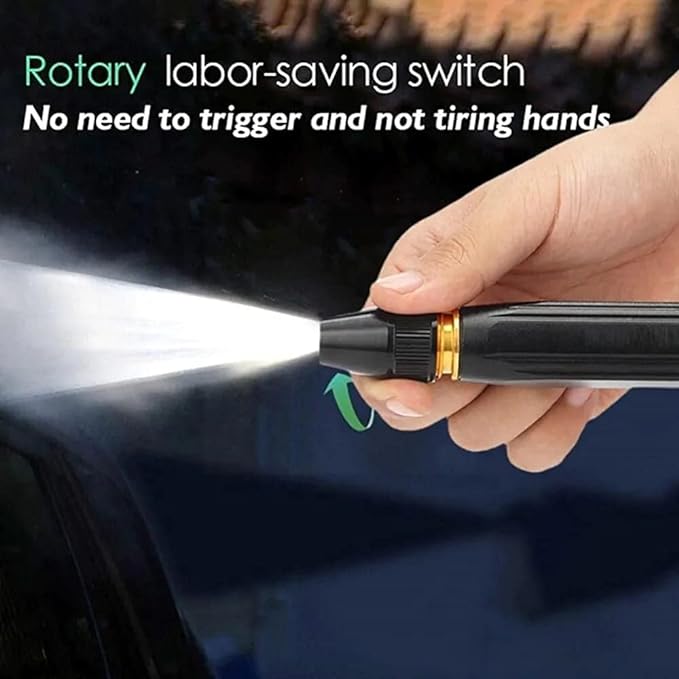 High Pressure Water Gun Nozzle | Adjustable Hose Spray for Car Wash & Garden