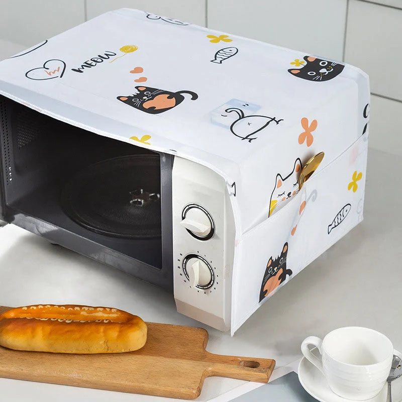 🔥 Premium Imported Fridge Cover + 🎁 FREE Microwave Oven Dust Cover | Waterproof & Dustproof