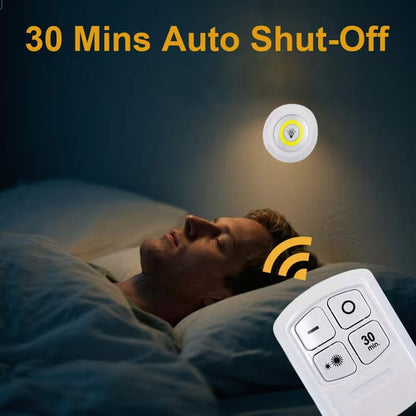 LED Puck Light with Remote Control (Set of 3)