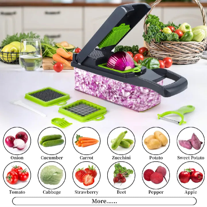 16-in-1 Veggie Chopper Set 🥕🥒