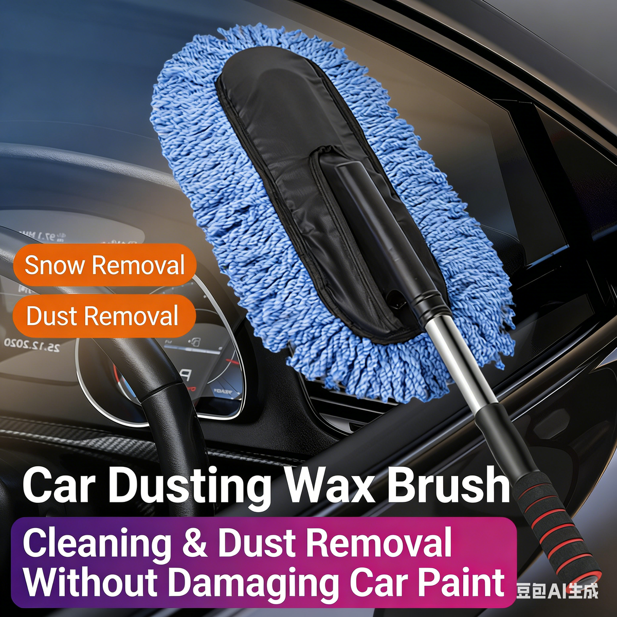 xtendable Microfiber Car Wash Mop Brush