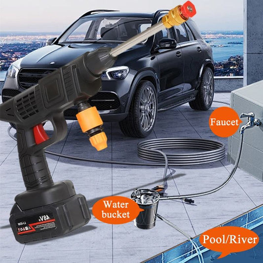 Cordless High Pressure Car Washer Gun – Rechargeable Portable Power Washer