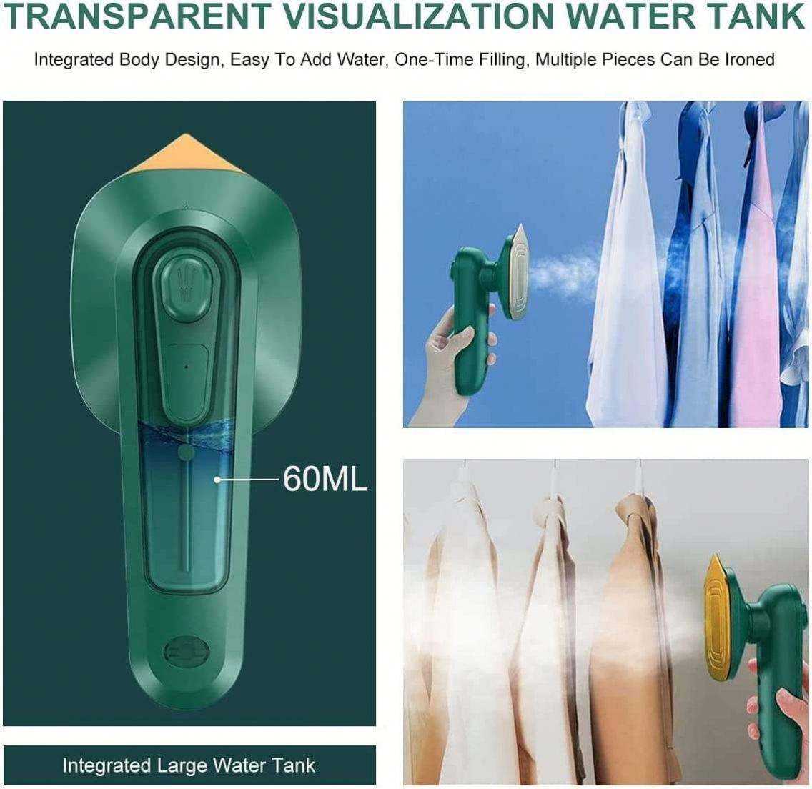 Portable Mini Garment Steamer &amp; Fabric Iron