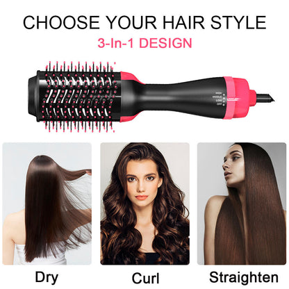 3-in-1 Hair Dryer Brush | Hair Dryer, Straightener &amp; Curler