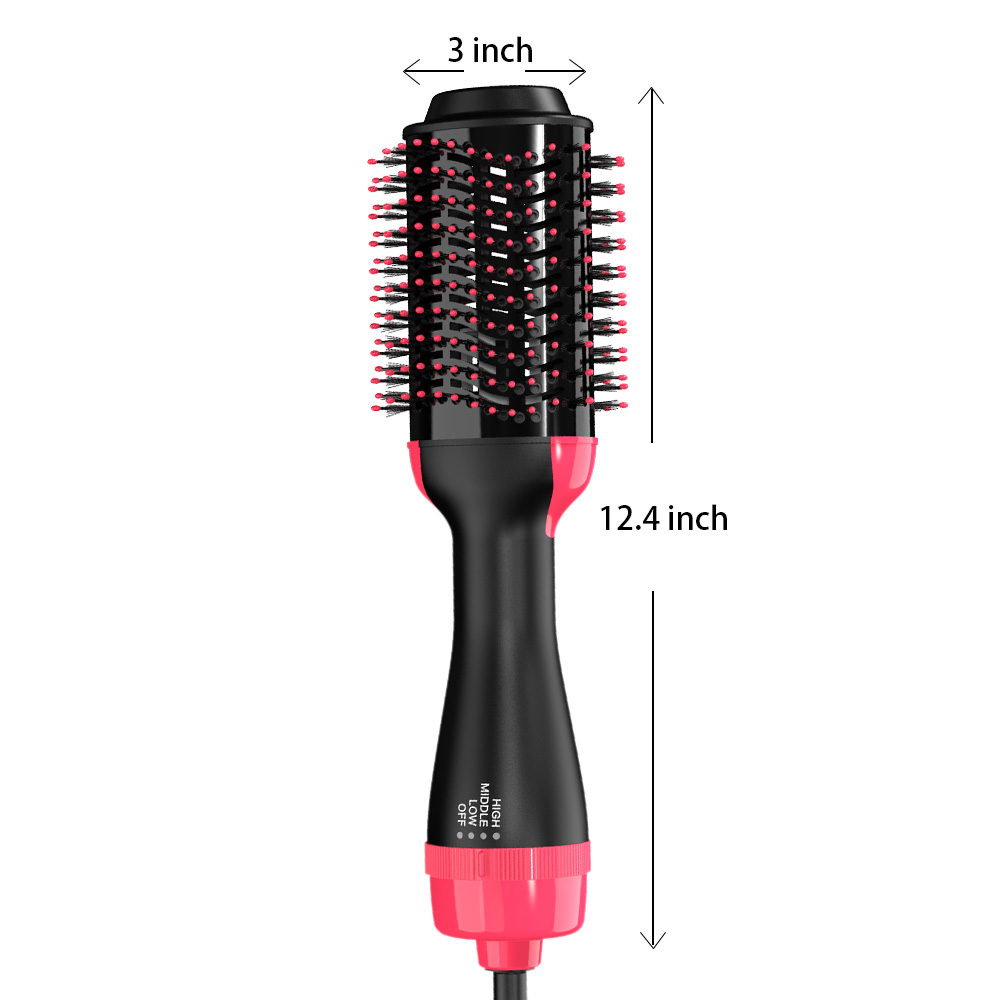 3-in-1 Hair Dryer Brush | Hair Dryer, Straightener &amp; Curler
