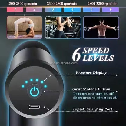 Rechargeable Deep Tissue Massage Gun