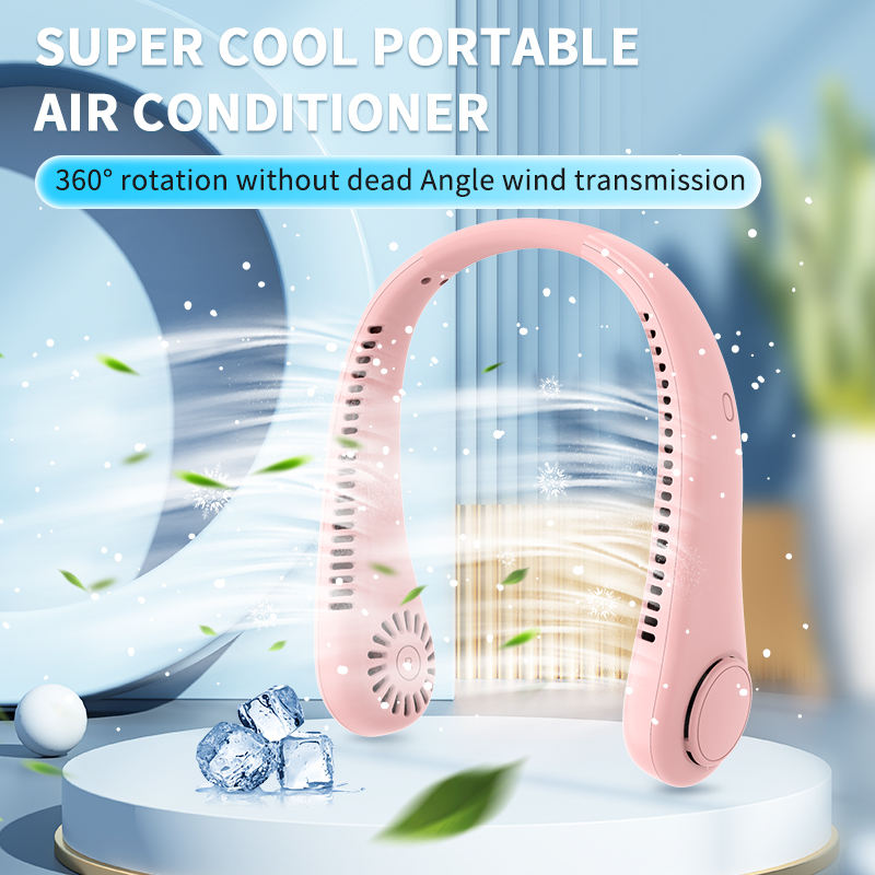 Portable Rechargeable Neck Fan