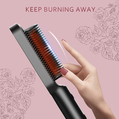 Electric Hair Straightening Comb (Rechargeable)