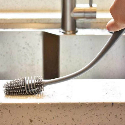 Silicone Long Handle Bottle Cleaning Brush_