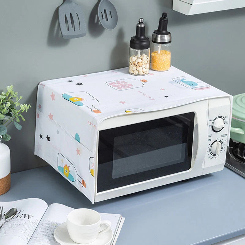 🔥 Premium Imported Fridge Cover + 🎁 FREE Microwave Oven Dust Cover | Waterproof & Dustproof