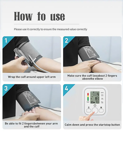 Digital Automatic Blood Pressure Monitor
