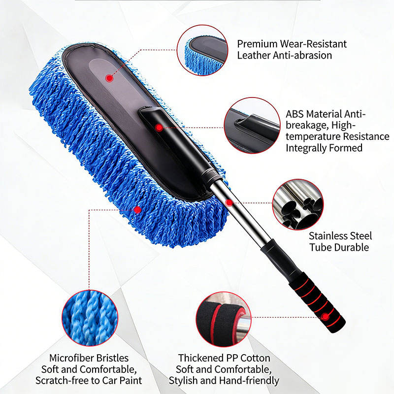 xtendable Microfiber Car Wash Mop Brush