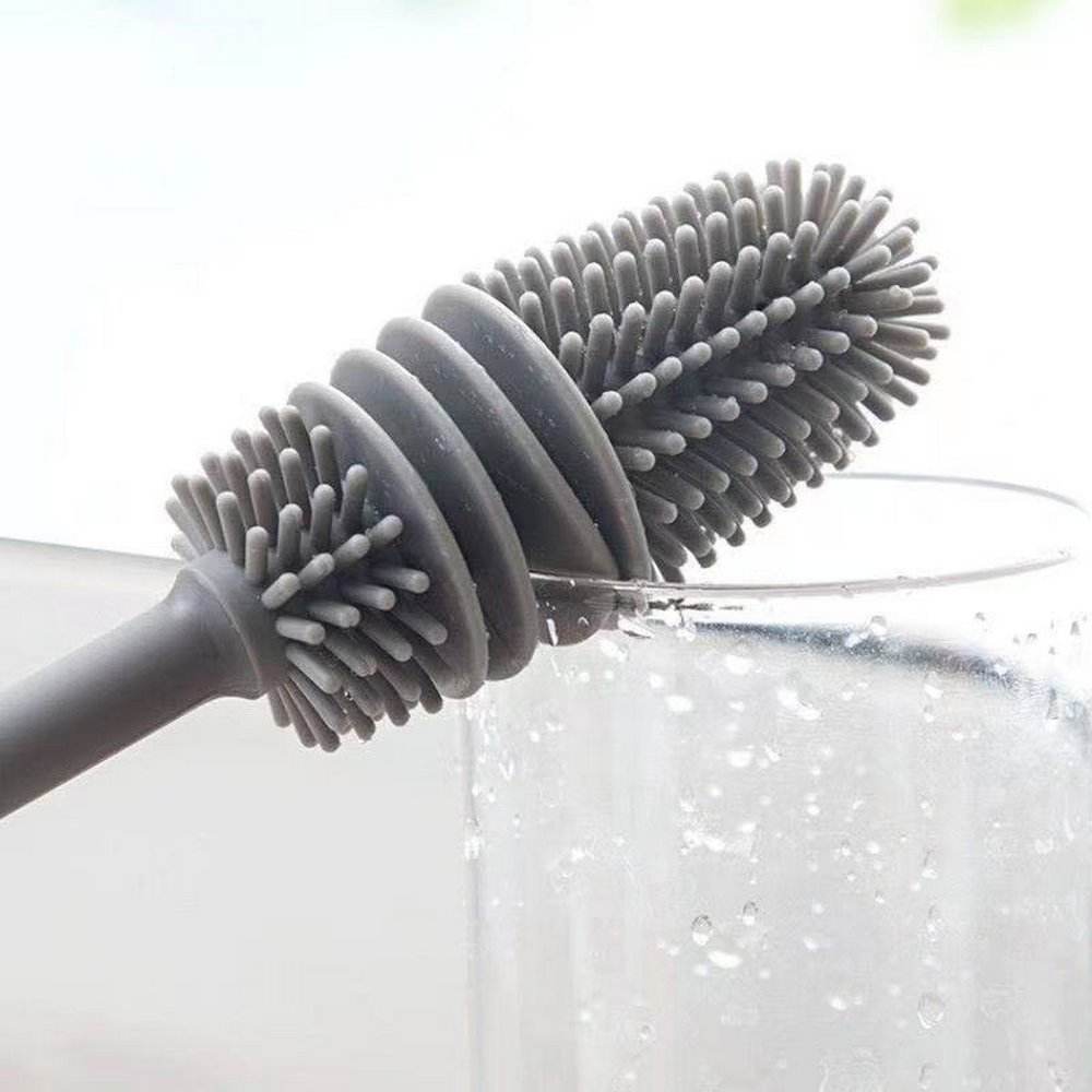 Silicone Long Handle Bottle Cleaning Brush_