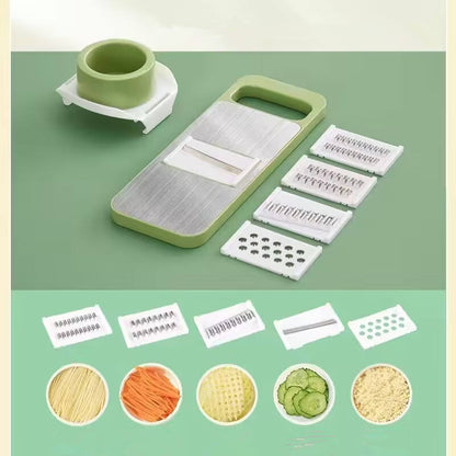 6-in-1 Multi-Function Vegetable Slicer &amp; Grater 🔪 Slice, Grate &amp; Prep Like a Pro!
