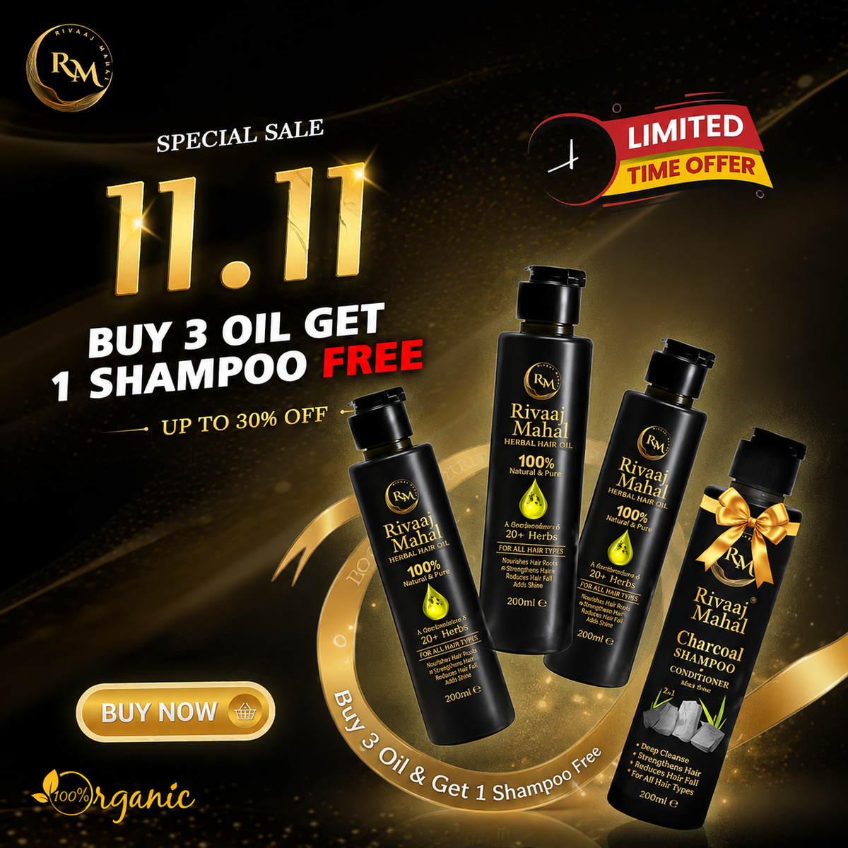 Rivaaj Mahal Hair Oil