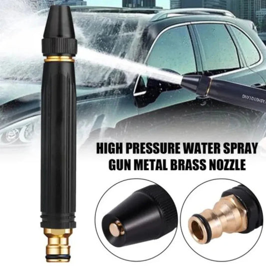 High Pressure Water Gun Nozzle | Adjustable Hose Spray for Car Wash & Garden
