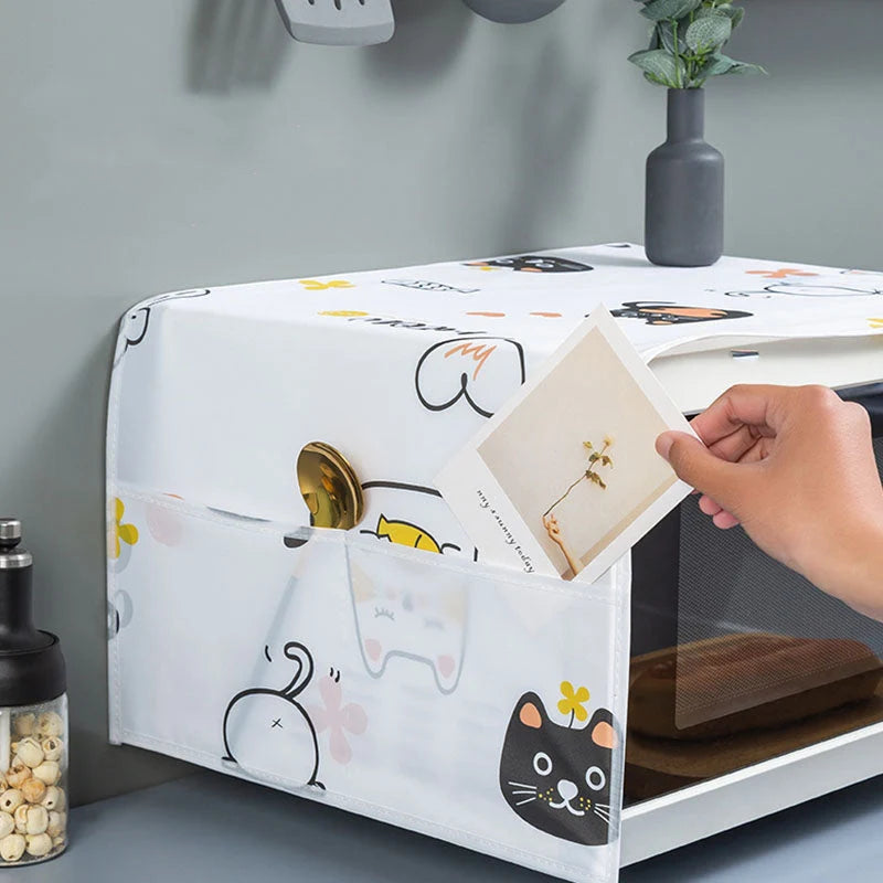 🔥 Premium Imported Fridge Cover + 🎁 FREE Microwave Oven Dust Cover | Waterproof & Dustproof
