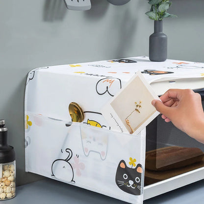 🔥 Premium Imported Fridge Cover + 🎁 FREE Microwave Oven Dust Cover | Waterproof & Dustproof