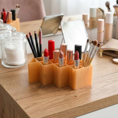 12 Grid Plastic Lipstick Organizer
