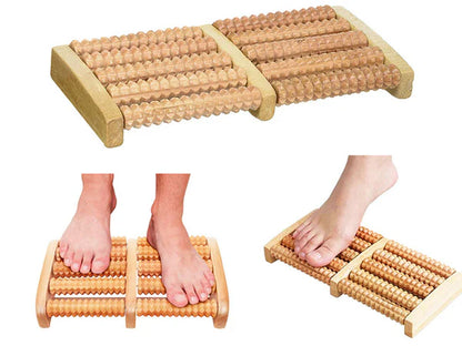 Wooden Foot Massage Roller