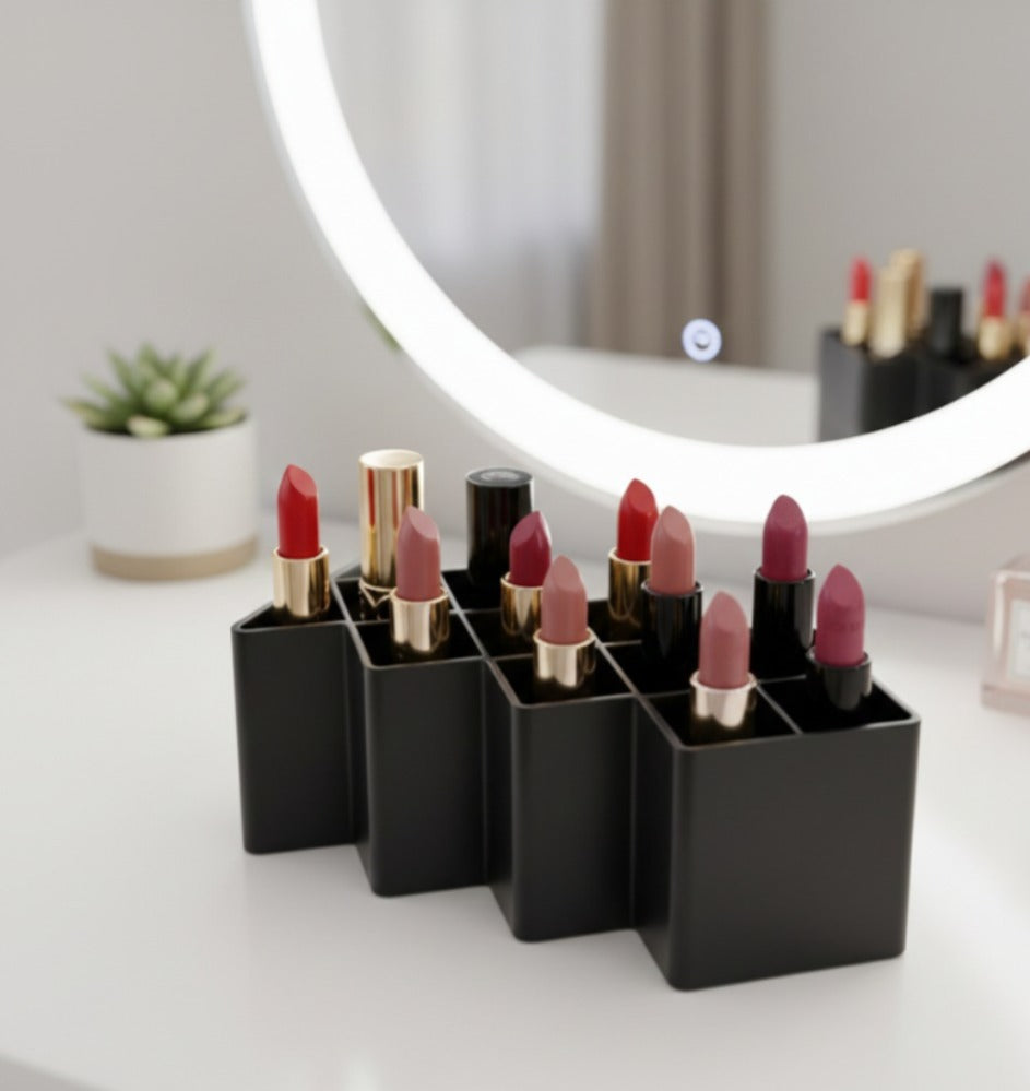 12 Grid Plastic Lipstick Organizer