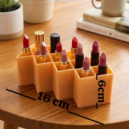 12 Grid Plastic Lipstick Organizer