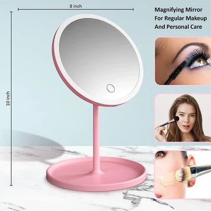 LED Touch Makeup Mirror with Stand