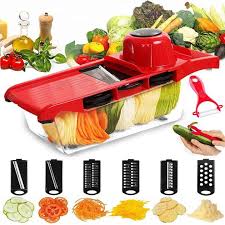 6-in-1 Multifunction Vegetable Slicer &amp; Mandoline Cutter