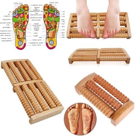Wooden Foot Massage Roller