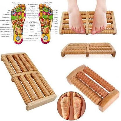 Wooden Foot Massage Roller