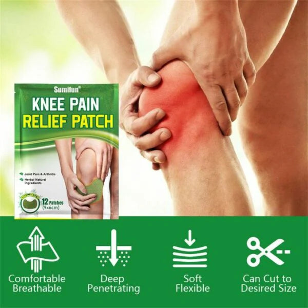 Sumifun Knee Pain Relief Patch (12 Patches)