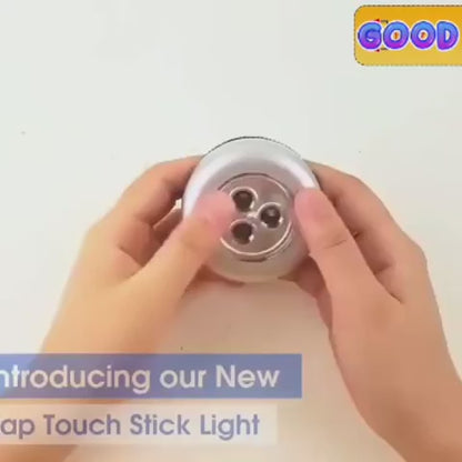 Wireless Stick-On LED Push Light