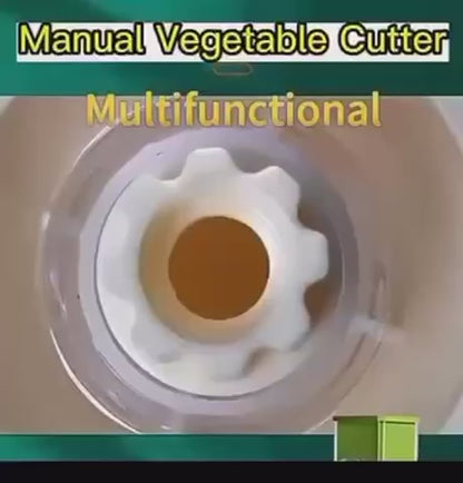 3-in-1 Manual Rotary Vegetable Slicer &amp; Grater